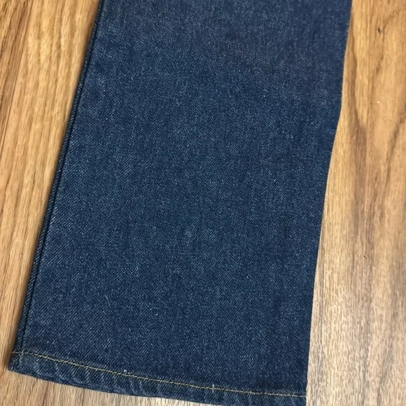 Levi’s Vintage 40509 Dark Straight Jeans Size 31 x 32 USA 100% Cotton Orange Tab